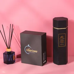 Wholesale Customized Luxury Design Recycled Biodegradable Eco Fancy Paper Friendly Kraft Rigid Cardboard Paper Candle Box