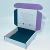 Cute matte foldable mailer box packaging and shipping garment in Environmentally friendly materials