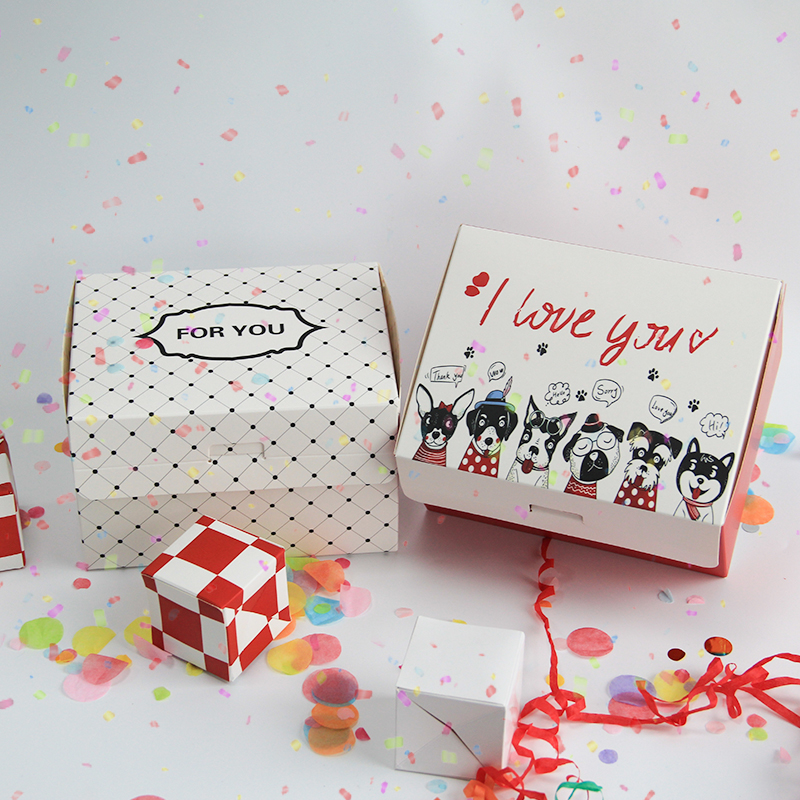 Amazon Gift Box DIY, Gift Box Manufacturer For Exploding Confetti (Premium White) 7.1x5.5x4.3 inches, Birthday, Party, Father’s and Mother’s Day, Graduations, Anniversaries, Holidays, Any Occasion
