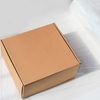  Recycled Materials Cheap price brown color kraft paper custom packaging boxes for shipping