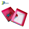 Hot Ins Style Custom Logo Lid And Base Socks Baby Bow Cardboard Small Sock Gift Packaging Box With PVC Clear Window
