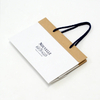 China wholesale luxury white kraft paper bag custom paper bags with logo