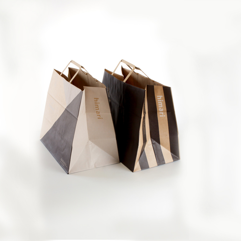 China cheap low moq high quality craft kraft paper bag shopping paper bags