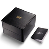 China Factory Custom Logo Wrist Watch Storage Packaging Pillow Boxes Fashion Accessory Black Single Watch Gift Box