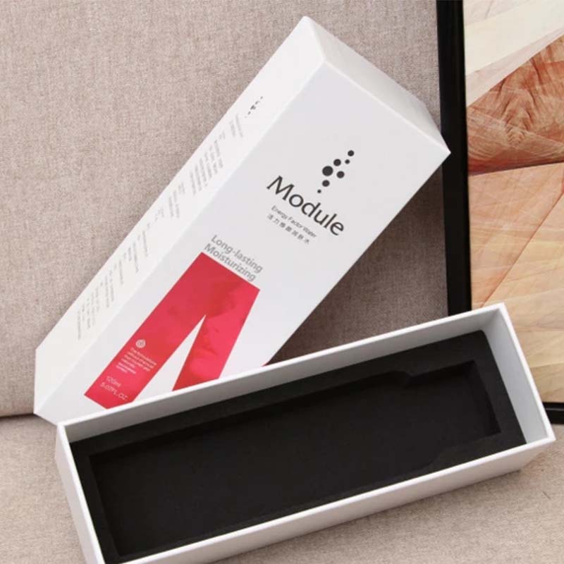 High Quality Custom Logo Skincare Paper Packaging Gift Box Lid And Base Box for Bottle