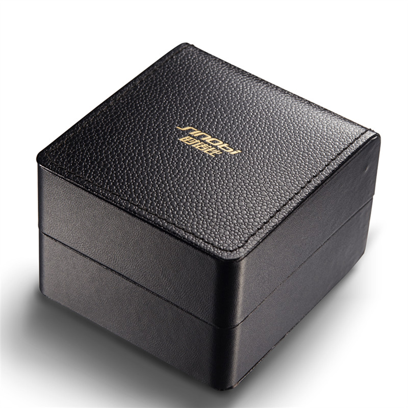 Custom Logo Wrist Watch Storage Packaging Pillow Boxes Fashion Accessory Black Single Watch Gift Box