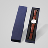 OEM LOGO Printed Watchband Gift Box Packaging Small High End Cardboard Paper Custom Watch Box