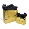 China wholesale luxurious custom logo paper bags gold stamping shopping paper bag printed logo