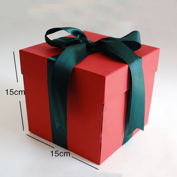 Diy Handmade Luxury Sweet Santa Diy Surprise Cosmetics Customised Christmas Decoration Gift Paper Box
