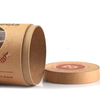 wholesale custom logo kraft paper round box toy packaging paper round box packaging tubes with pvc window 