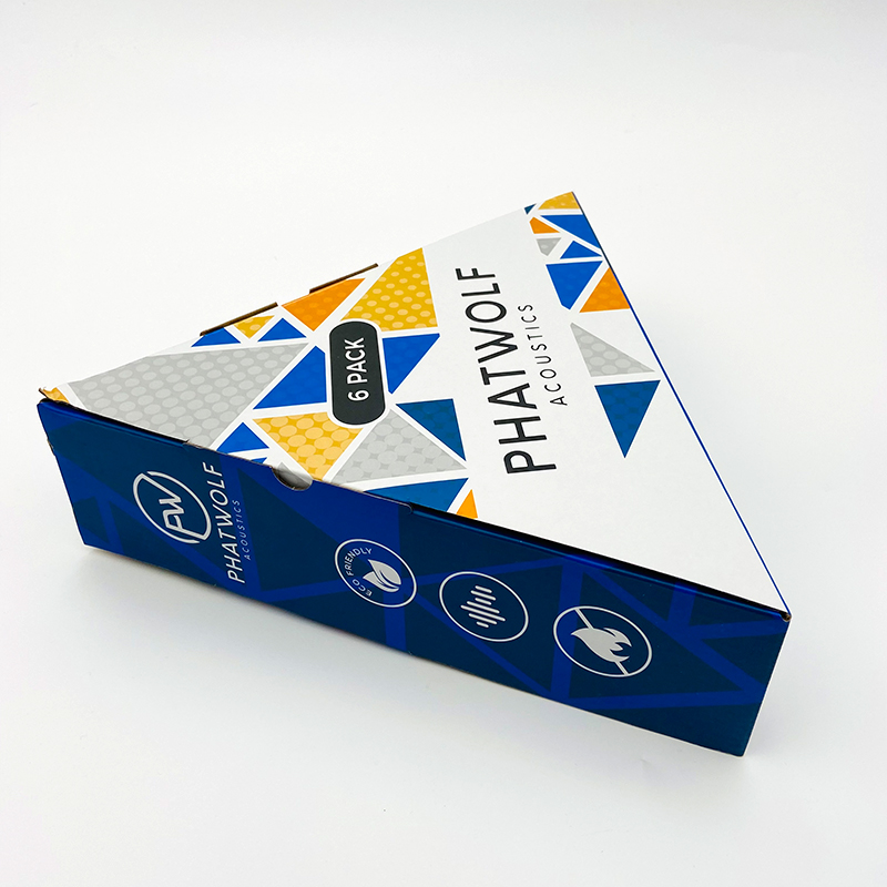 Custom Mailer Boxes With Logo Corrugated Cardboard Mailer Paper Box Wholesale Triangle Shape Cardboard Box