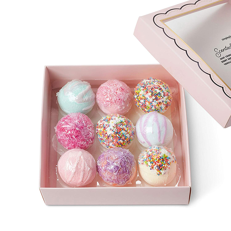 Wholesale Customized Printed Best Chocolate Macaron Packaging Box With Pvc Lid