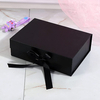 Collapsible Box with Magnetic Closure Gift Box for Christmas Wedding Birthday Proposal Gift Packaging Black Gift Box