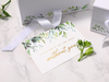 Different Size Custom Design White Color Cardboard Packaging Handmade Wedding Guest Return Gift Box