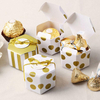 Hot Sale Cheap Christmas Special Recycled Mini Cupcake Hexagon Shape Cardboard Chocolate Packaging Gift Box