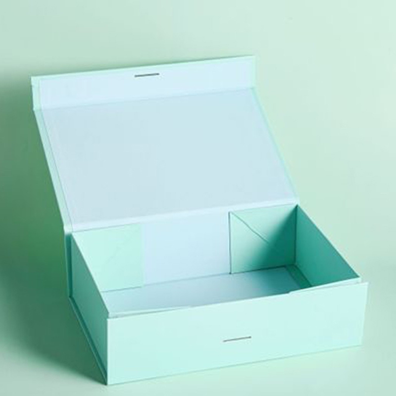 Rigid Cardboard Gift Paper Box Wedding Gift Box With Ribbon Gift Box Custom Logo