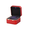 Octagonal Gold Edge LED Light Acrylic Watch Storage Box Brand Plastic Watch Gift Packaging Ever Box Manufacturer Wholesale