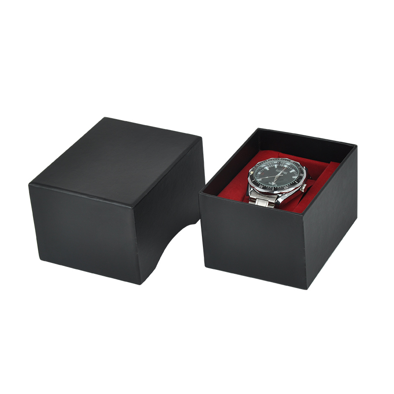 Custom High Quality Luxury Eco Friendly Cardboard Single Wrist Watch Storage Display Pillow Gift Case Insert Box