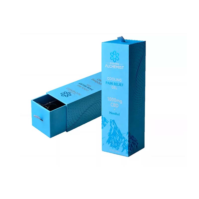 Custom Printing Logo Paper Drawer Box Bottle Cosmetic Makeup Paper Drawer Box Packaging for Cosmetic