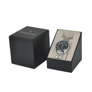 China Factory Custom High Quality Luxury Eco Friendly Cardboard Single Wrist Watch Storage Display Pillow Gift Case Insert Box