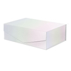 Eco Friendly Marble Holographic Folding Packaging China Supplier Luxury Candle Jar with Lid And Gift Box 