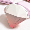 Chinese Creative Red Pink Guest Mini Candy Wrapper Packaging Wedding Chocolate Favour Diamond Shape Box Sweet Candy