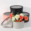 Custom logo round paper flower packaging tube round flower box packaging packaging tubes with pvc window