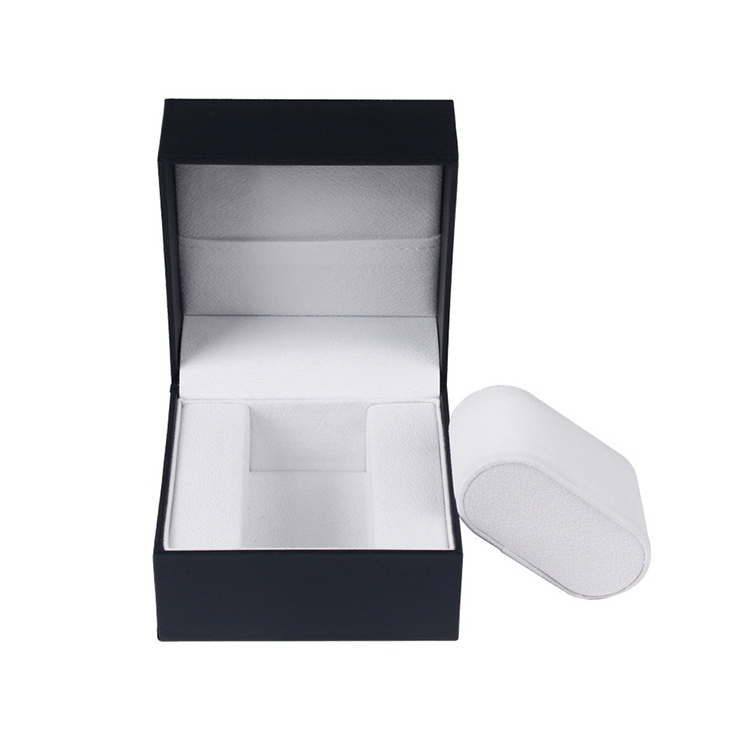 Oem Custom Logo Luxury Gift Box Wholesale Black Cardboard Wrist Watch Box Packaging for Watches